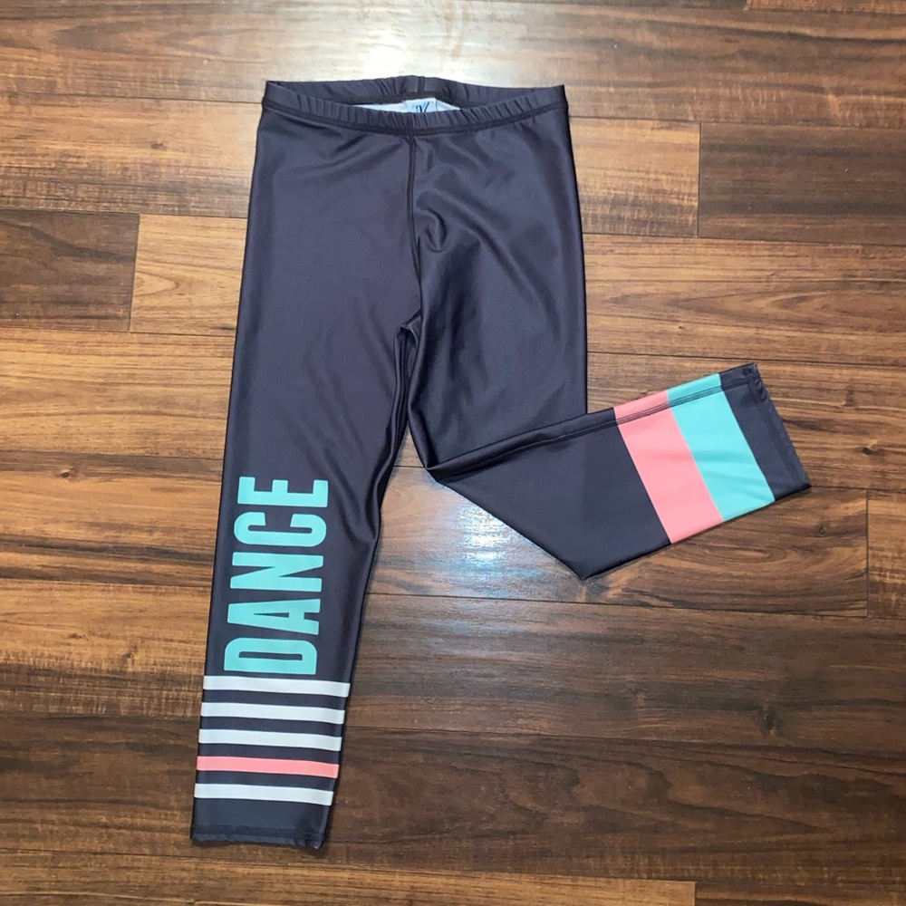 Varsity Spirit Capri Leggings - DANCE